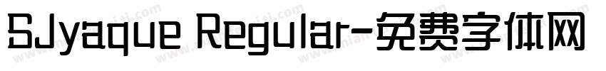 SJyaque Regular字体转换